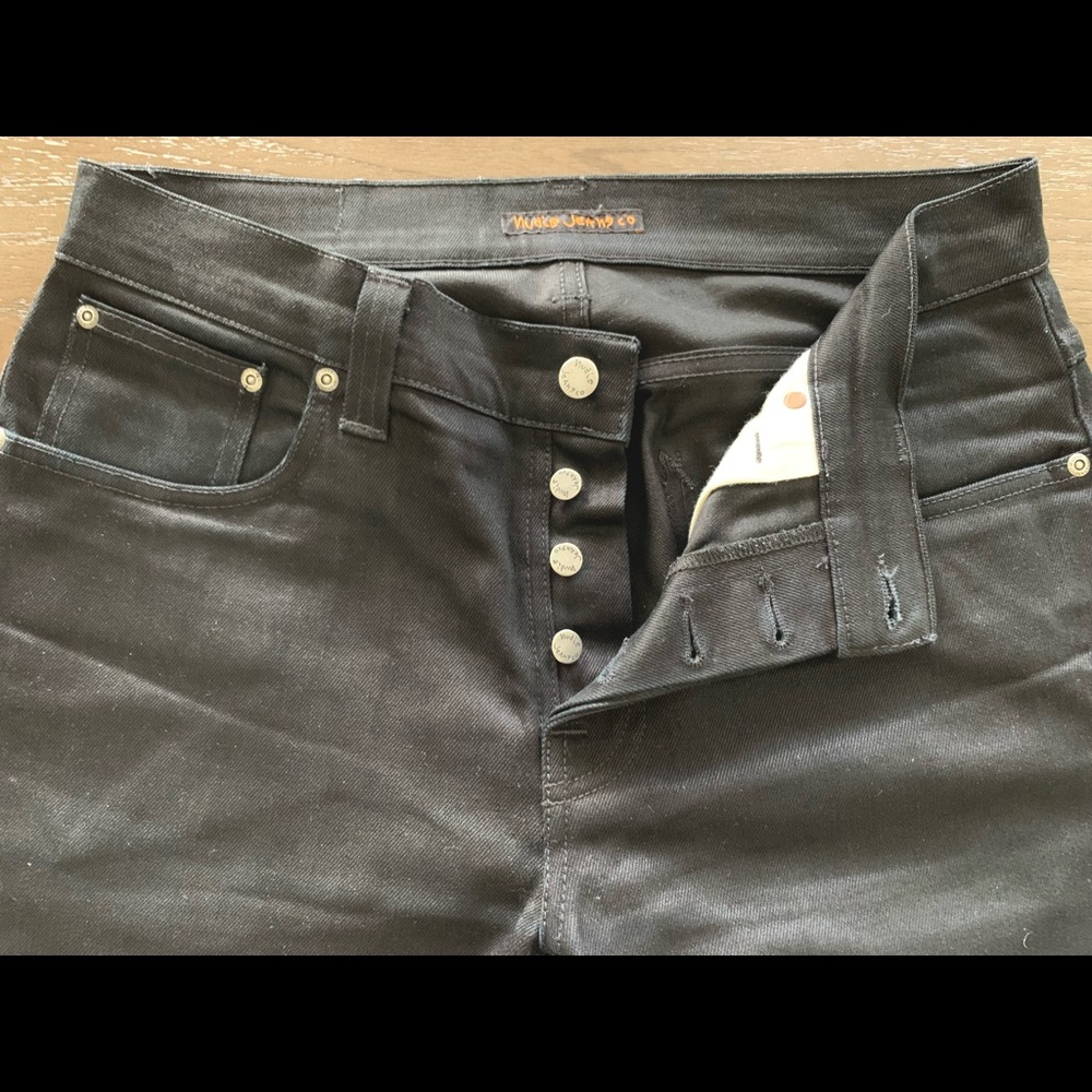 Black Nudie Jeans